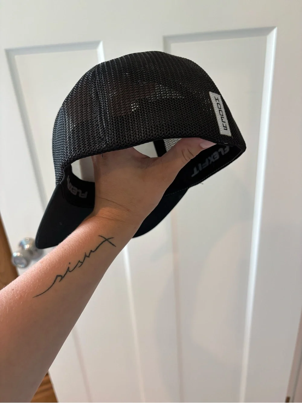 Hooey Black and White Mesh Back Trucker Hat
